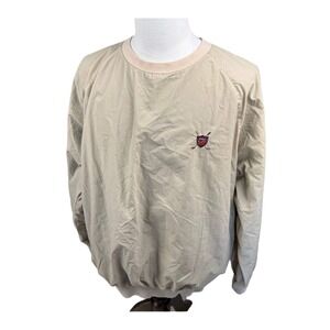 Polo Ralph Lauren Golf Embroidered Crest Mens Windbreaker Pullover VINTAGE Med